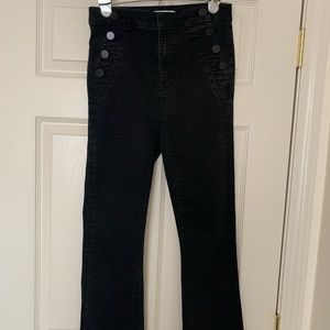 Jeans, Loft, Black, size 4, stretch